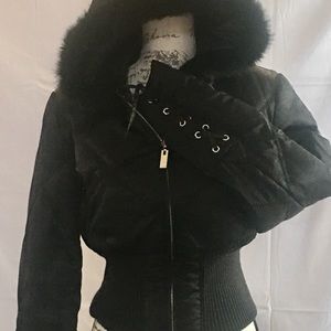 Bebe winter jacket  size small-xsmall no size tag